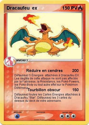 Pokemon Dracaufeu  ex                           