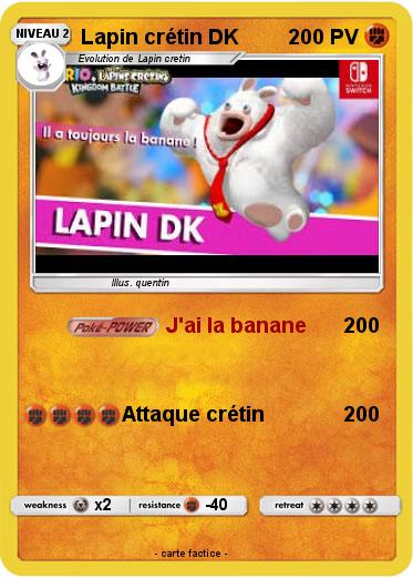 Pokemon Lapin crétin DK