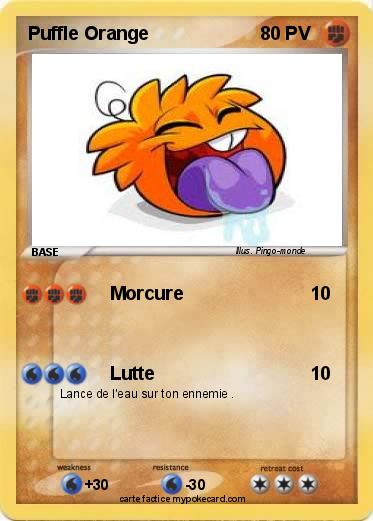 Pokemon Puffle Orange