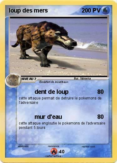 Pokemon loup des mers