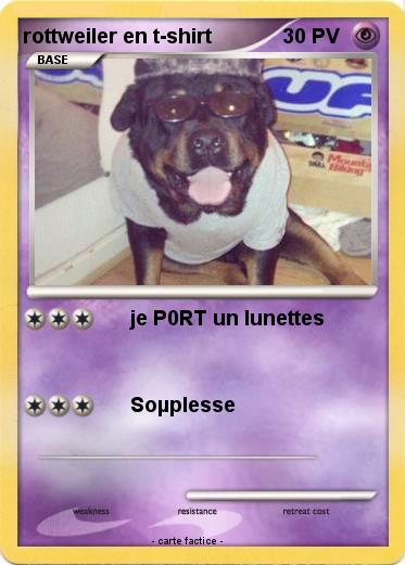 Pokemon rottweiler en t-shirt