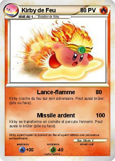 Pokemon Kirby de Feu
