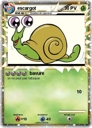 Pokemon escargot