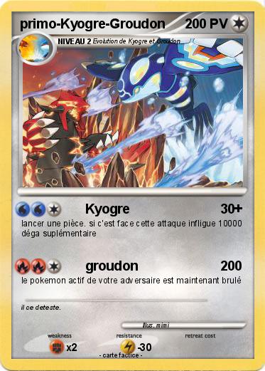 Pokemon primo-Kyogre-Groudon