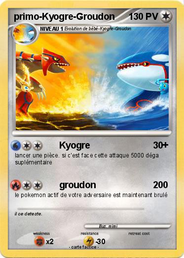 Pokemon primo-Kyogre-Groudon
