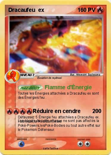 Pokemon Dracaufeu  ex