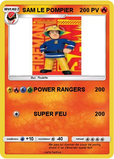 Pokemon SAM LE POMPIER