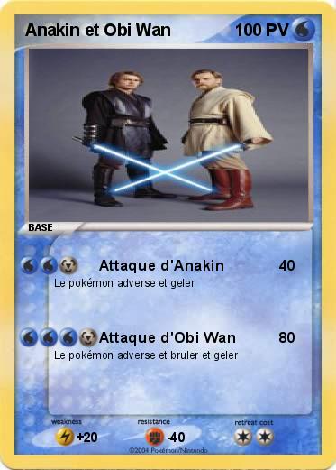 Pokemon Anakin et Obi Wan