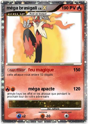 Pokemon méga brasigali