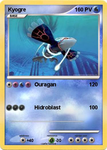 Pokemon Kyogre