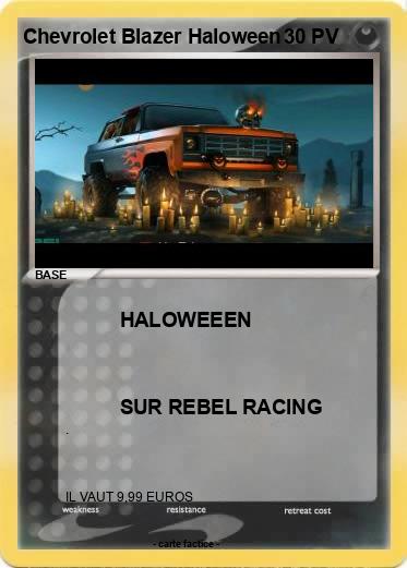Pokemon Chevrolet Blazer Haloween