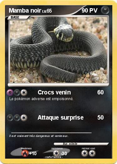 Pokemon Mamba noir