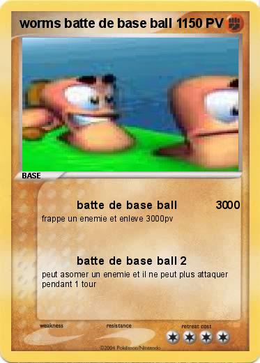 Pokemon worms batte de base ball 1