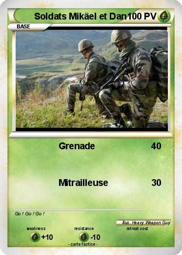 Pokemon Soldats Mikäel et Dan