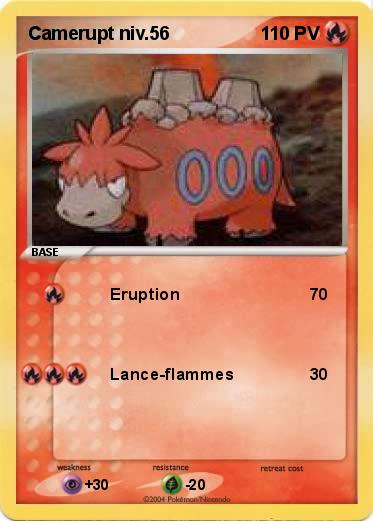 Pokemon Camerupt niv.56