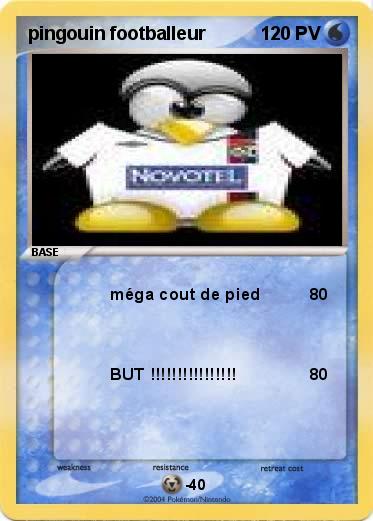 Pokemon pingouin footballeur 