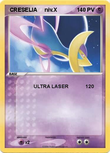 Pokemon  CRESELIA     niv.X