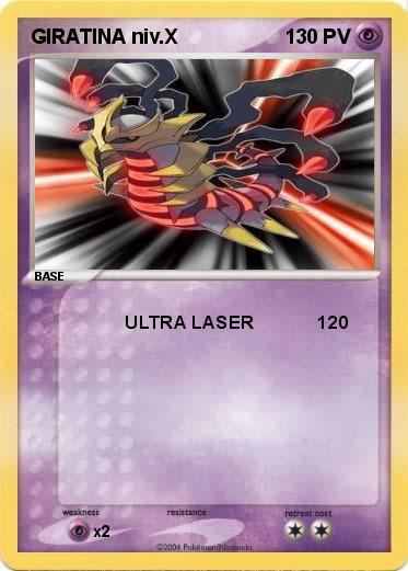 Pokemon GIRATINA niv.X