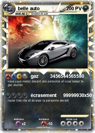 Pokemon belle auto