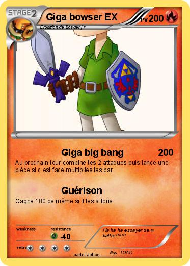 Pokemon Giga bowser EX