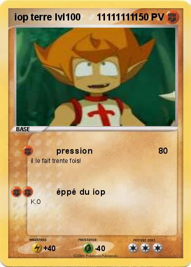 Pokemon iop terre lvl100      11111111