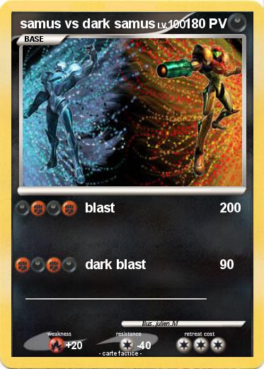 Pokemon samus vs dark samus