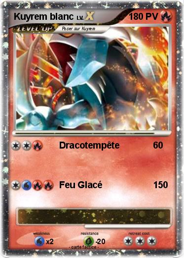 Pokemon Kuyrem blanc