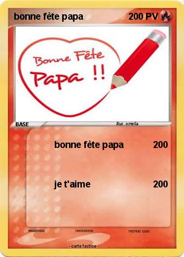 Pokemon bonne fète papa