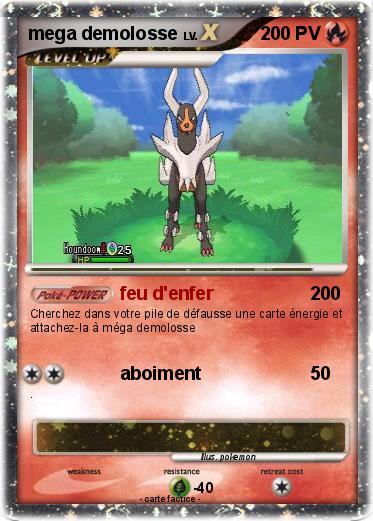 Pokemon mega demolosse