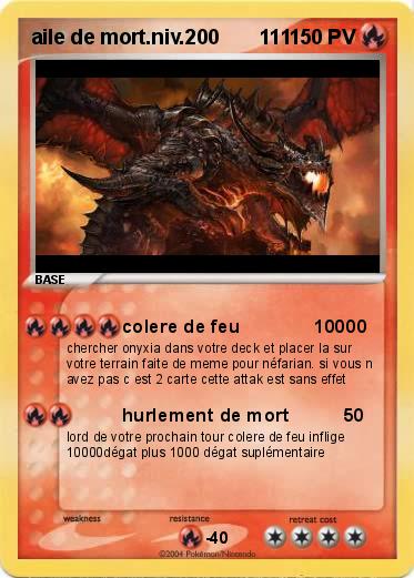 Pokemon aile de mort.niv.200       111