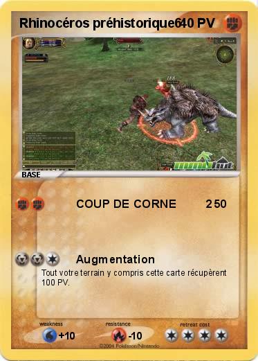 Pokemon Rhinocéros préhistorique6
