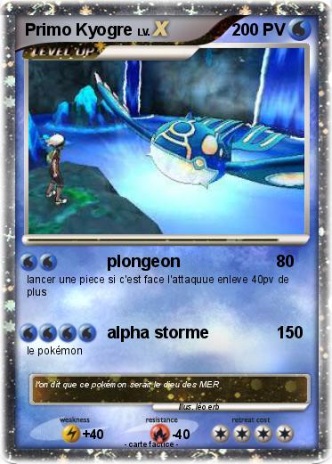 Pokemon Primo Kyogre