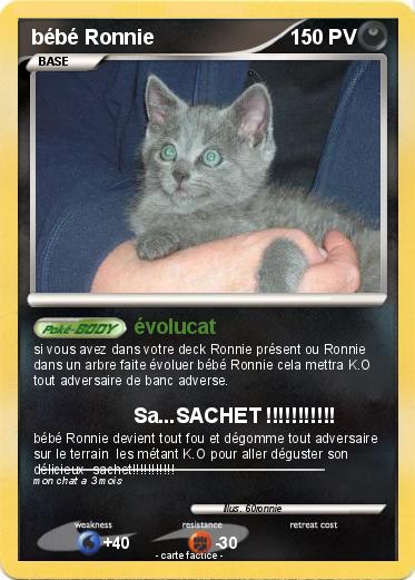 Pokemon bébé Ronnie