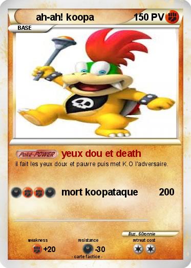 Pokemon ah-ah! koopa