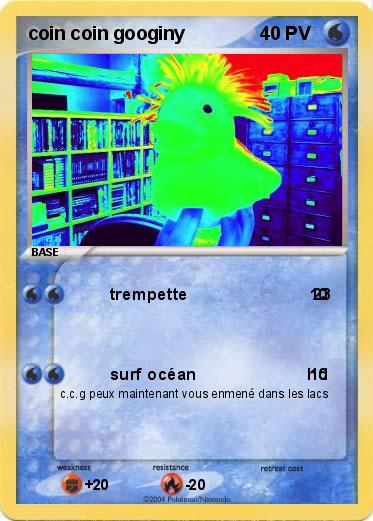 Pokemon coin coin googiny