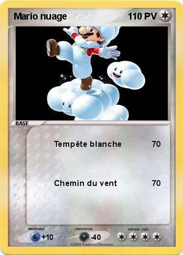 Pokemon Mario nuage