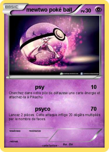 Pokemon mewtwo poké ball