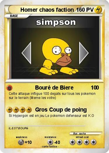 Pokemon Homer chaos faction