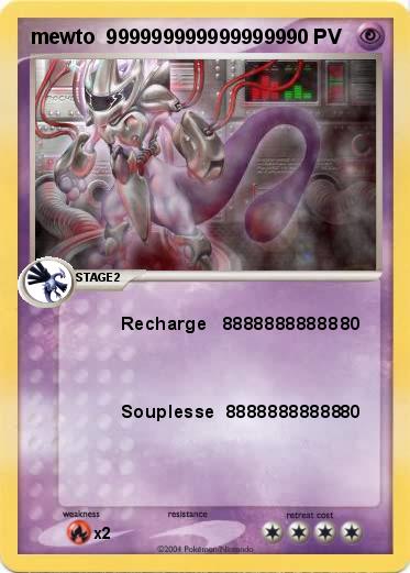 Pokemon mewto  9999999999999999