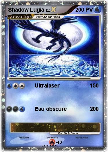 Pokemon Shadow Lugia
