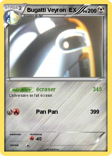 Pokemon Bugatti Veyron  EX