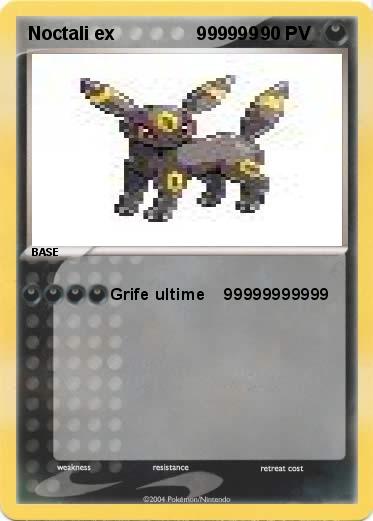 Pokemon Noctali ex                999999