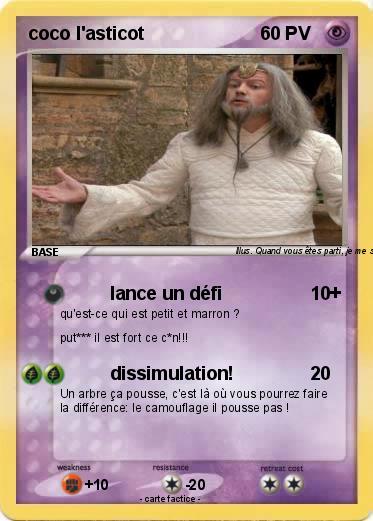 Pokemon coco l'asticot