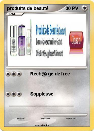 Pokemon produits de beauté