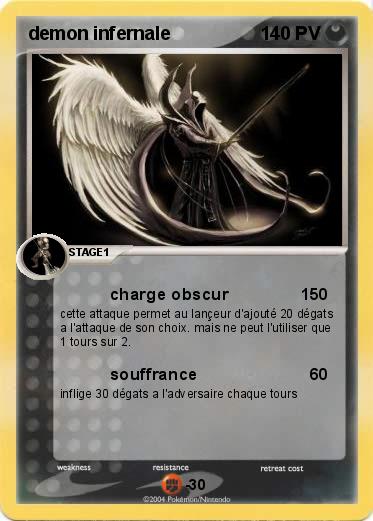 Pokemon demon infernale