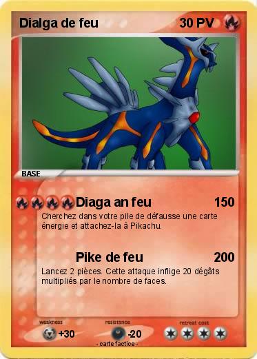 Pokemon Dialga de feu