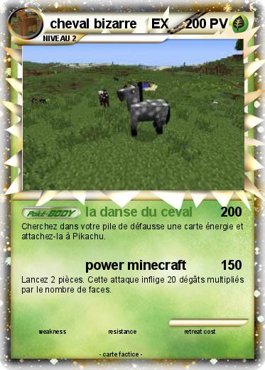Pokemon cheval bizarre    EX