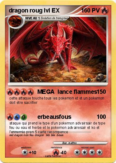 Pokemon dragon roug lvl EX
