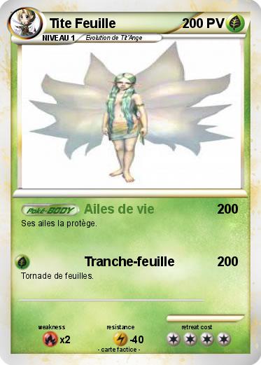 Pokemon Tite Feuille