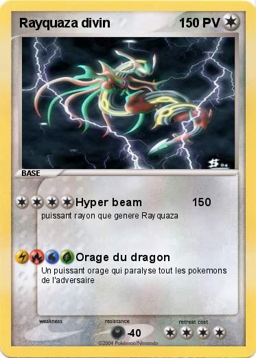 Pokemon Rayquaza divin